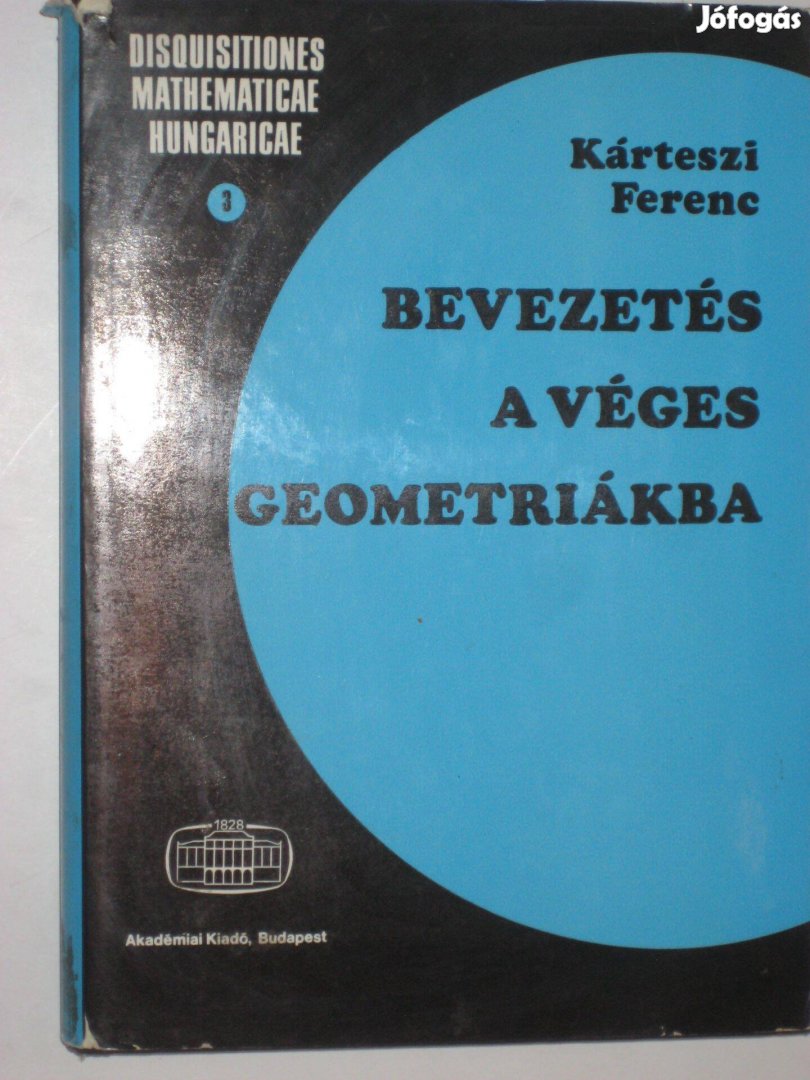 Kárteszi Bevezetés a véges geometriába Kézírással!