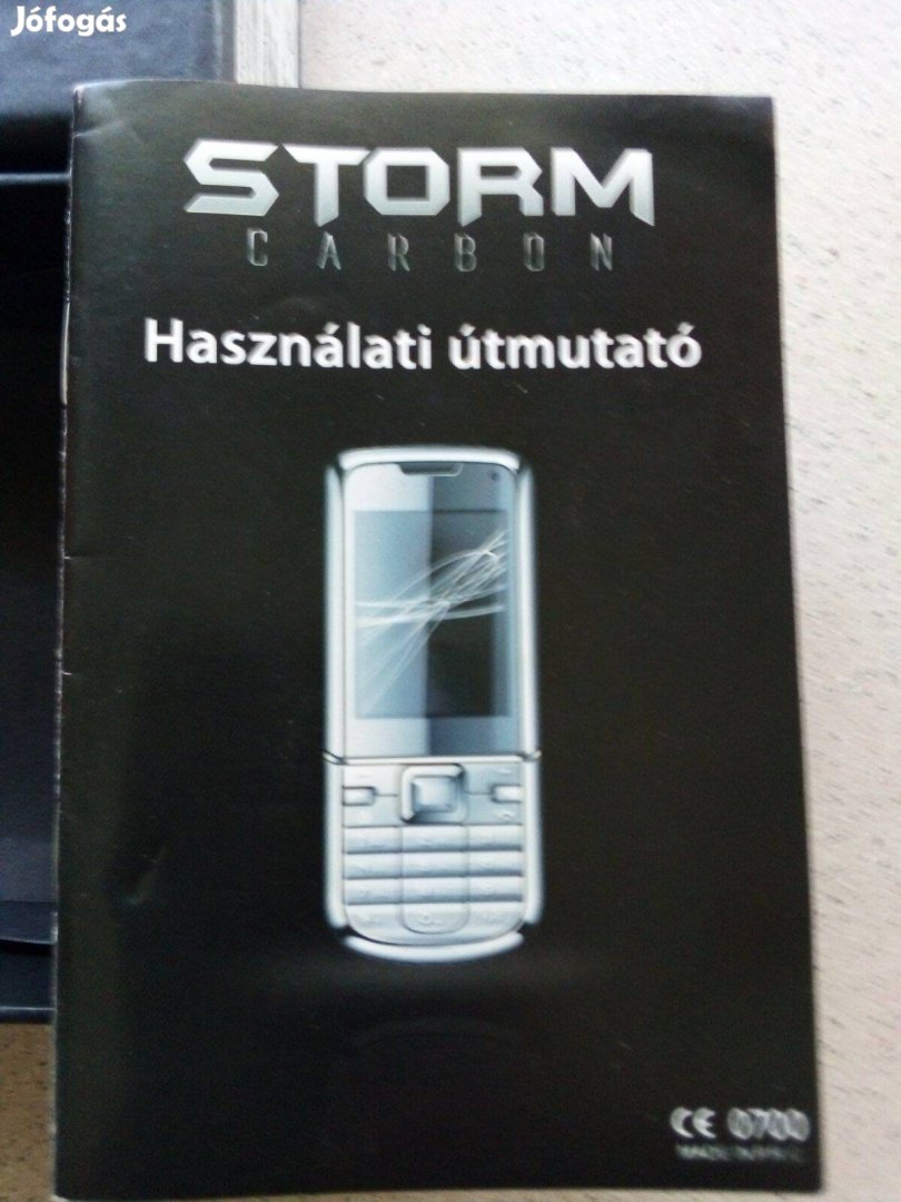 Kártyafüggetlen Storm Carbon Mobil Telefon Dual Sim két kártyás Handy