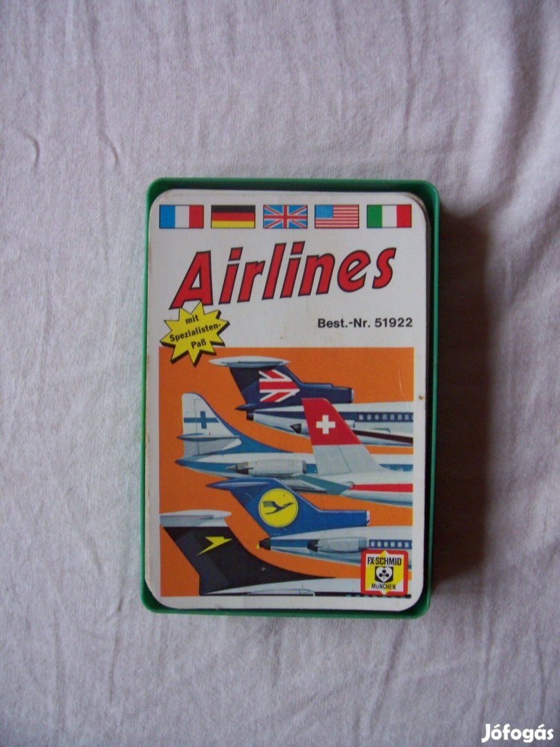 Kártyajáték kvartett (Airlines) (régi német 32 lapos)