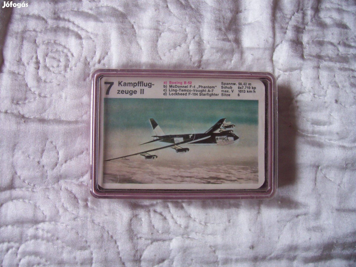 Kártyajáték kvartett (Repülőgépek) (régi német 32 lapos)