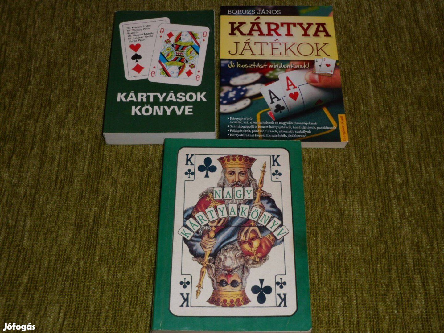 Kártyások könyve + Kártyajátékok + Nagy kártyakönyv