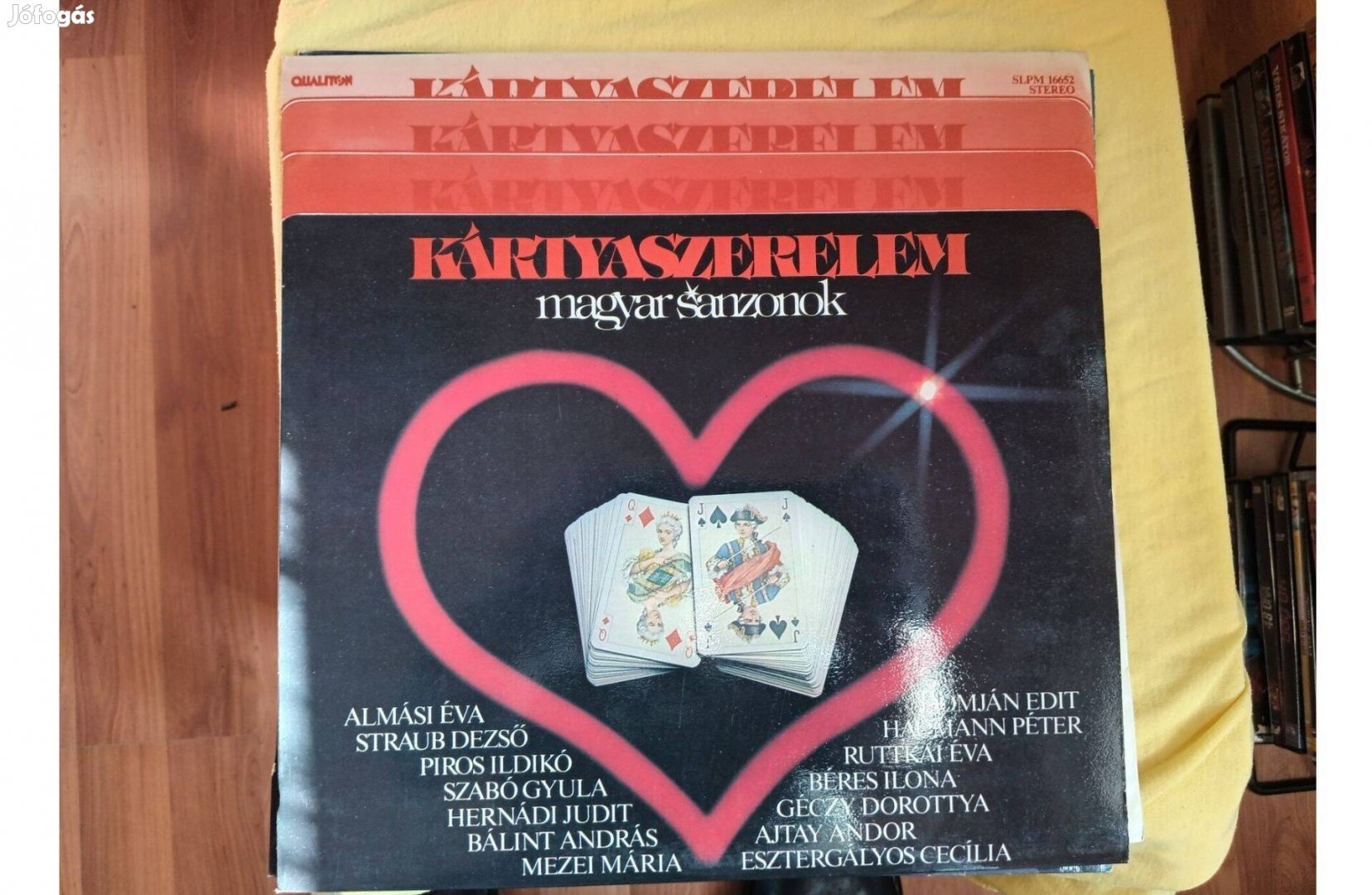 Kártyaszerelem magyar sanzonok vinyl hanglemez eladó