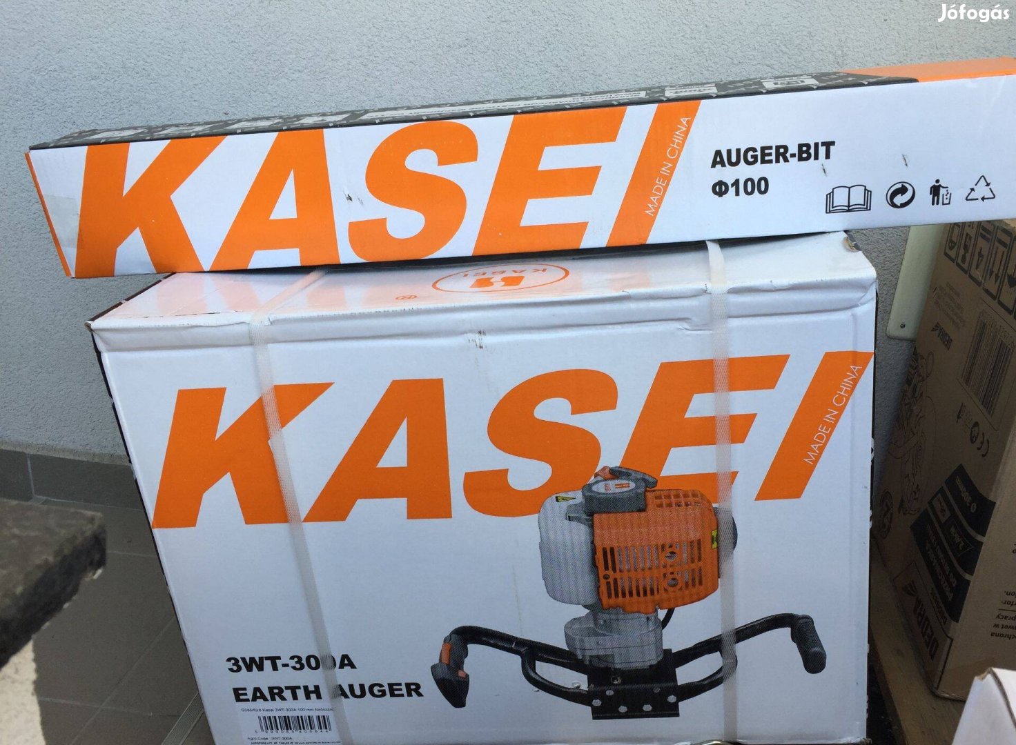 Kasei 3WT-300A Gödörfúró 51,7cm3 1,3kW 100mm fúrószárral