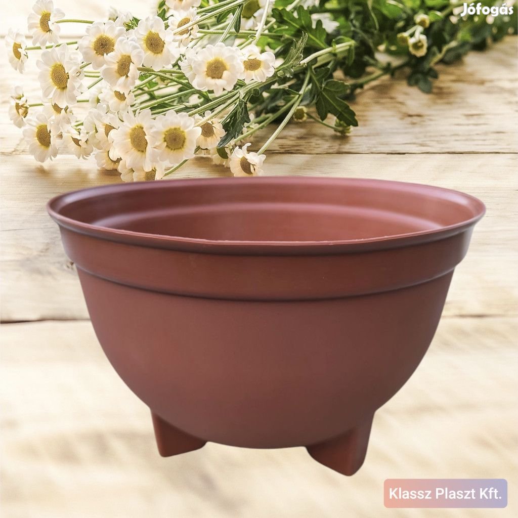 Kaspó / virágtál 3 lábú 36cm