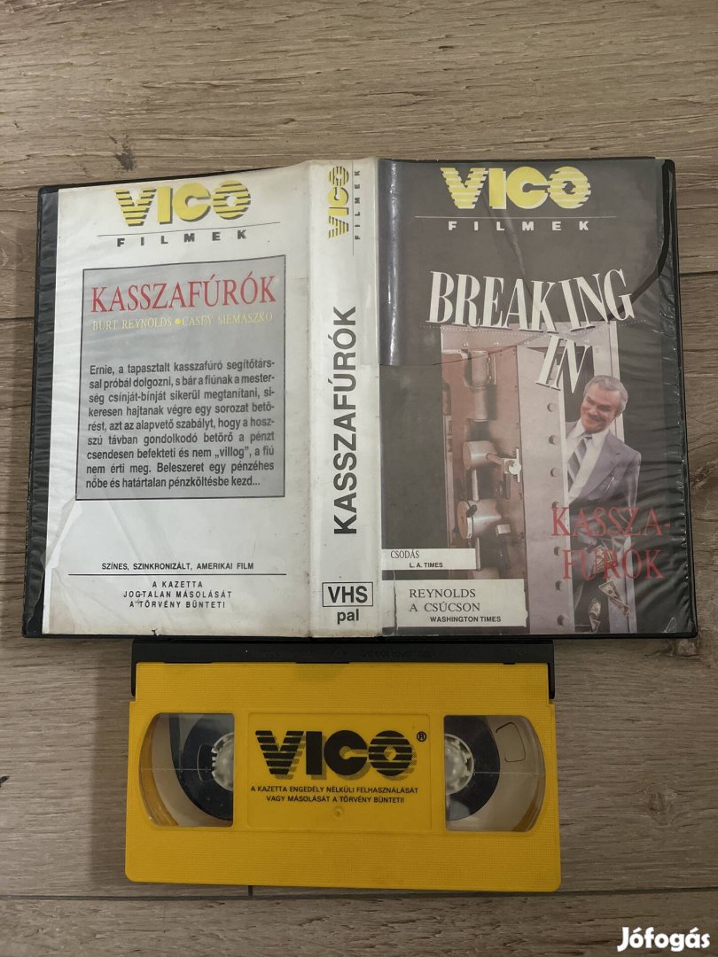 Kasszafúrók vhs vico