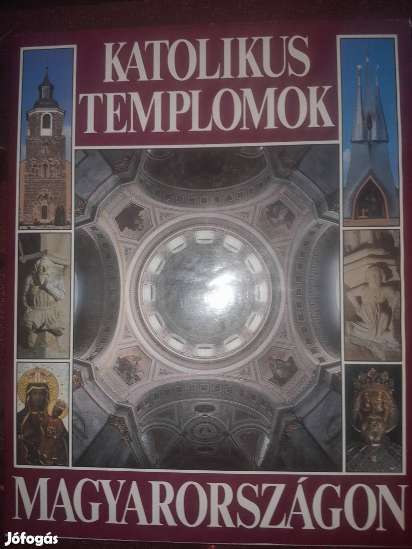 Katolikus Templomok Magyarországon képes könyv 