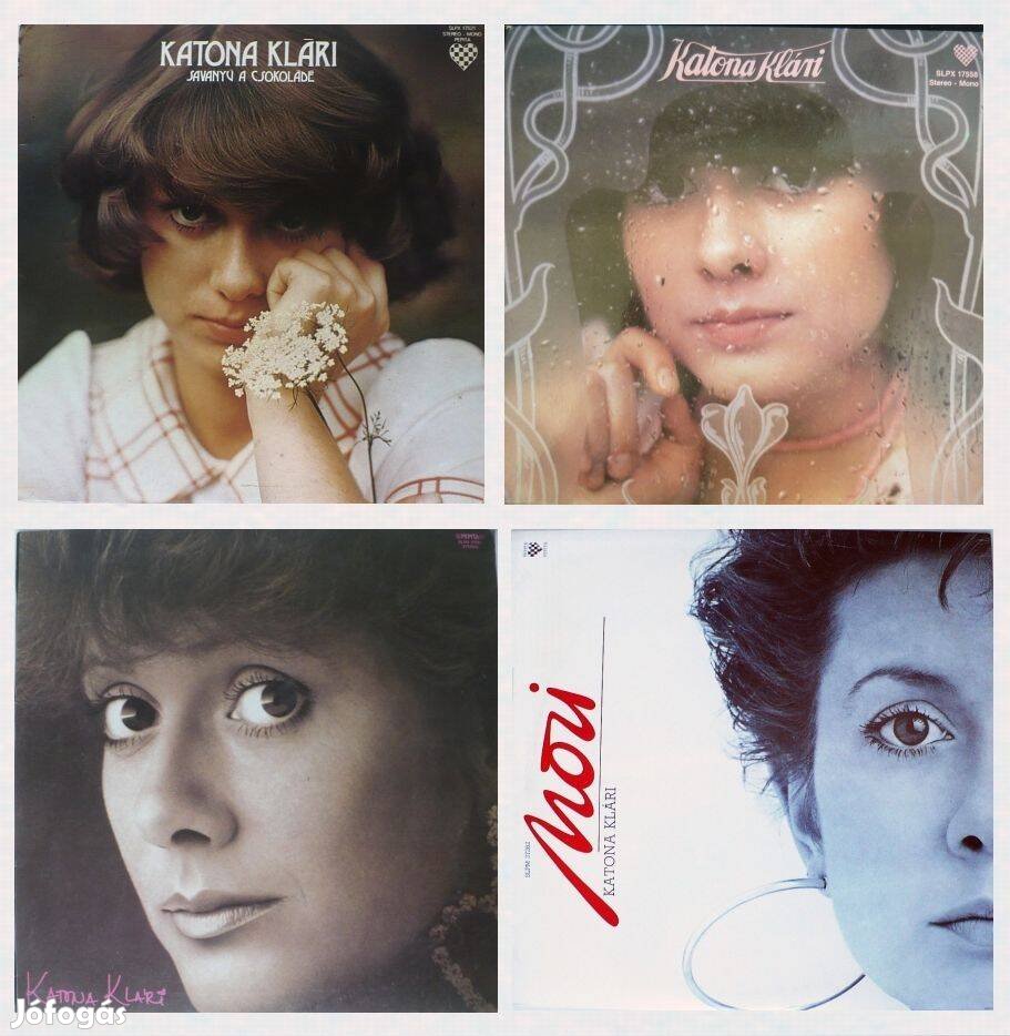Katona Klári 4 db-os LP-kollekció (Savanyú, Éjszakai üzenet, Mozi)