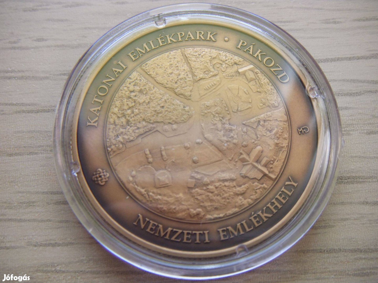 Katonai Emlékpark Pákozd 2023 Emlékérem Zárt Kapszulában