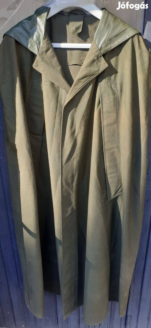 Katonai esőkabát, esőköpeny un. malaclopó