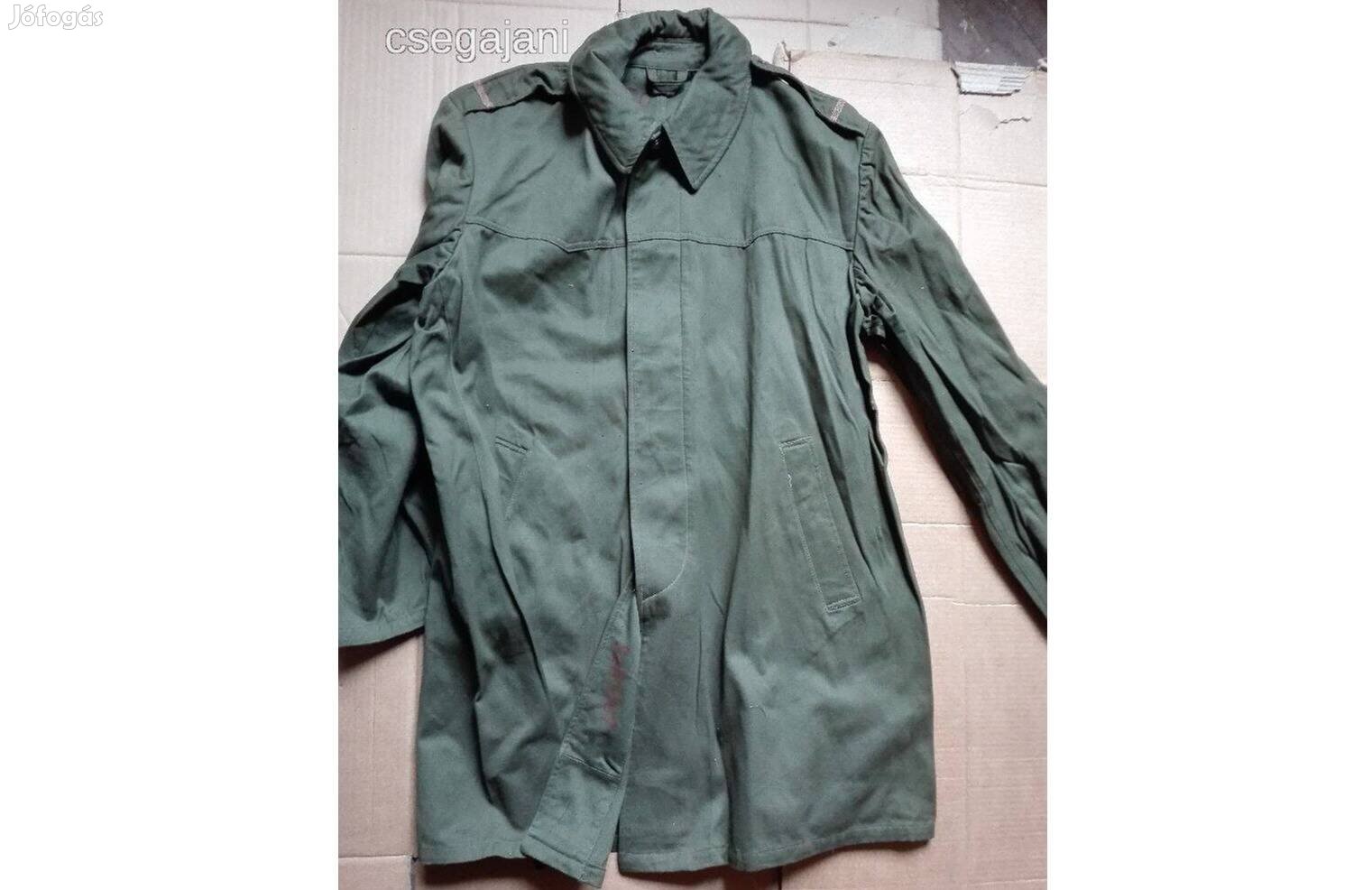 Katonai kabát, mikádó, munkás kabát 50-es méret