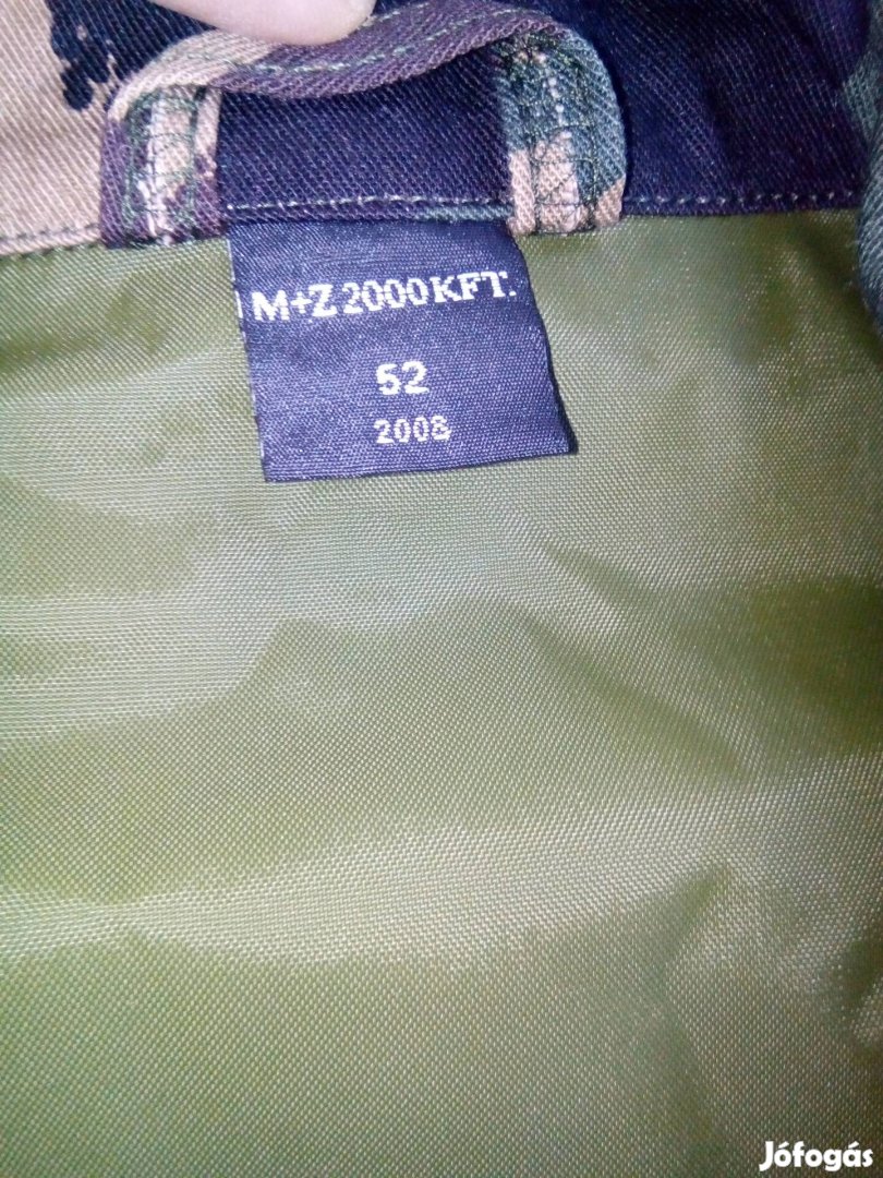Katonai kabát méret 52-es új nem használt 