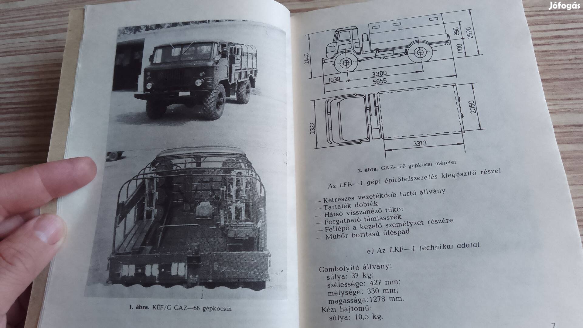 Katonai könnyűvezeték gépi, kezelési szakutasítás 1983. Néphadsereg!