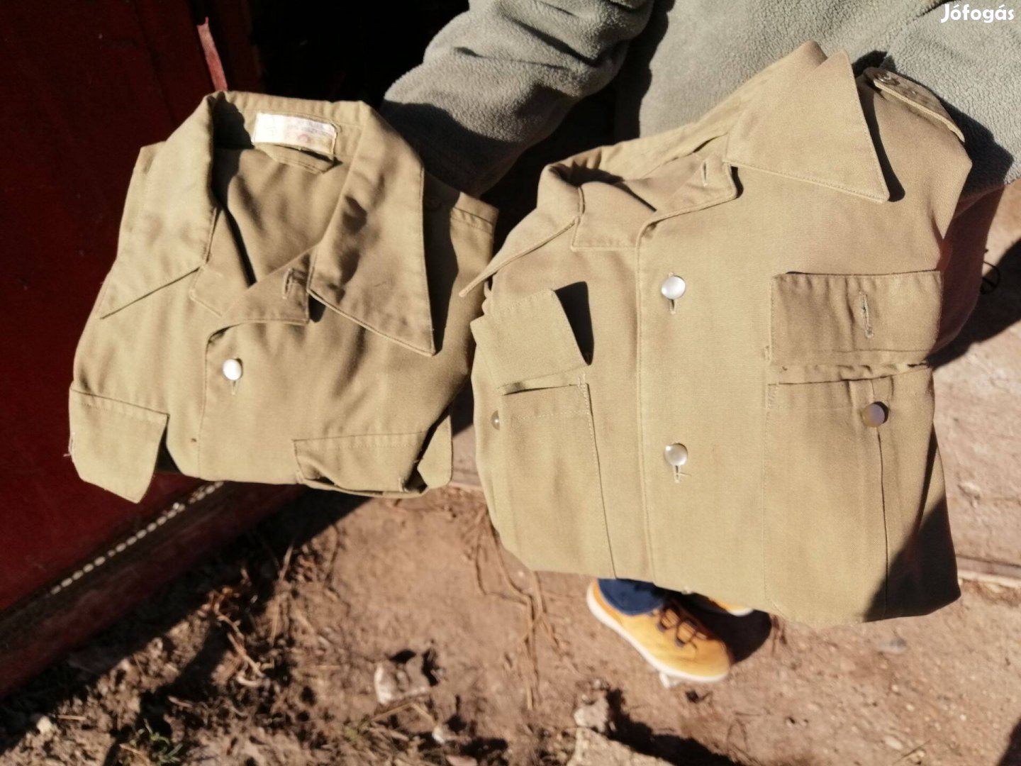 Katonai legénységi régi ingblúz ,hosszú ujjú jó állapot,