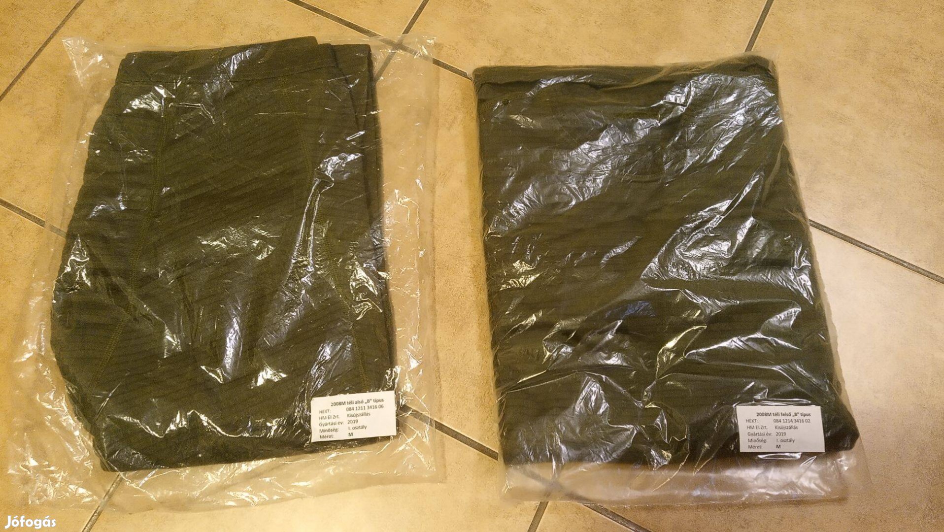 Katonai molinó alsó, felső, Új, M-es méret, 2008M, téli