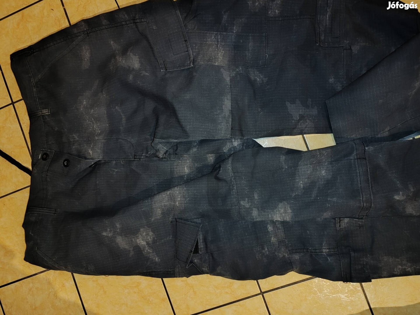Katonai nadrág MFH fekete terep 