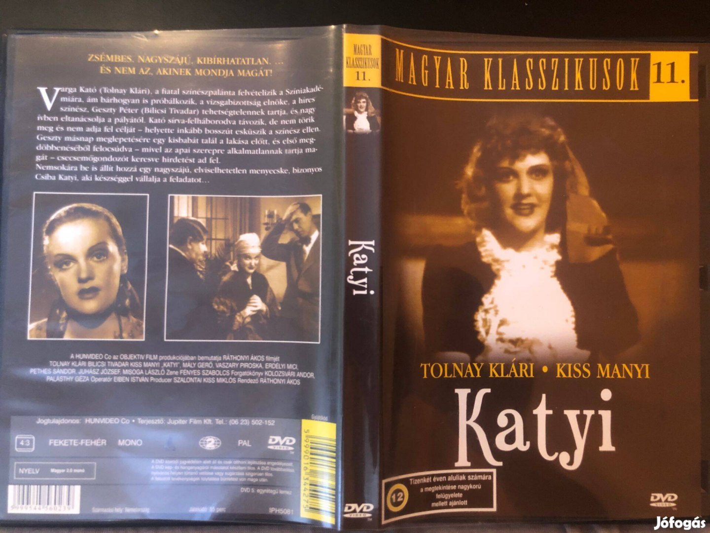 Katyi DVD Magyar klasszikusok 11. (karcmentes, Tolnay Klári)