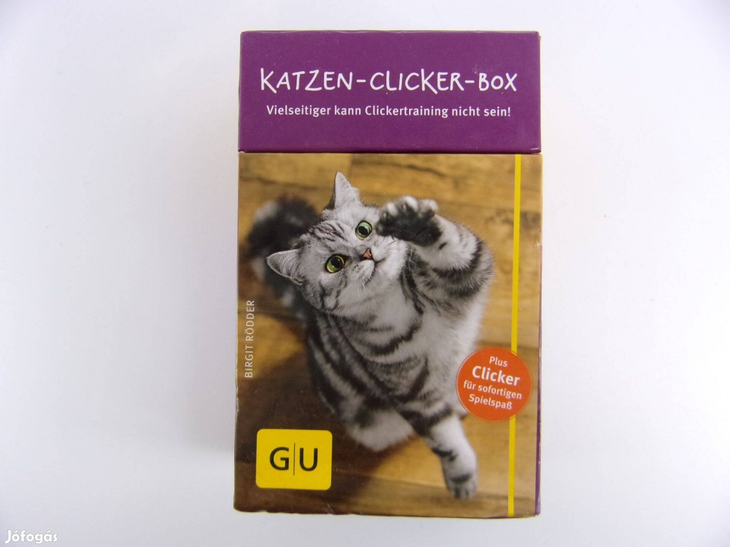 Katzen Clicker-Box Macskakattintó cica felmérése oktatása