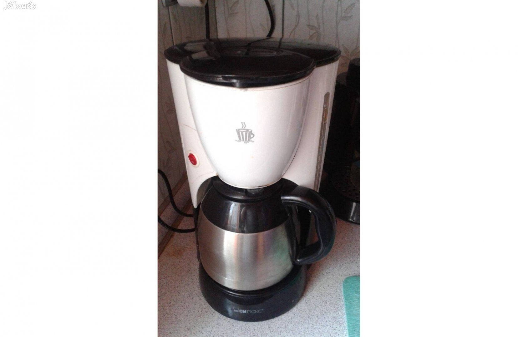 Kávé TEA Főző Termoszos,Filteres,Fehér Vagy Fekete Újszerű