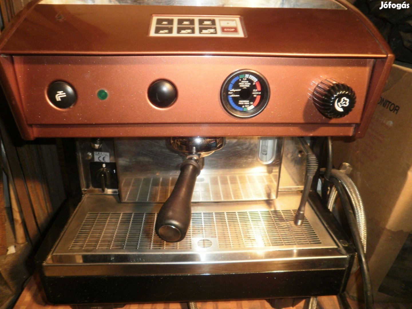 Kávéfőző Piazza D´oro eszpresszógép 1 csoportos, + egy kávédaráló