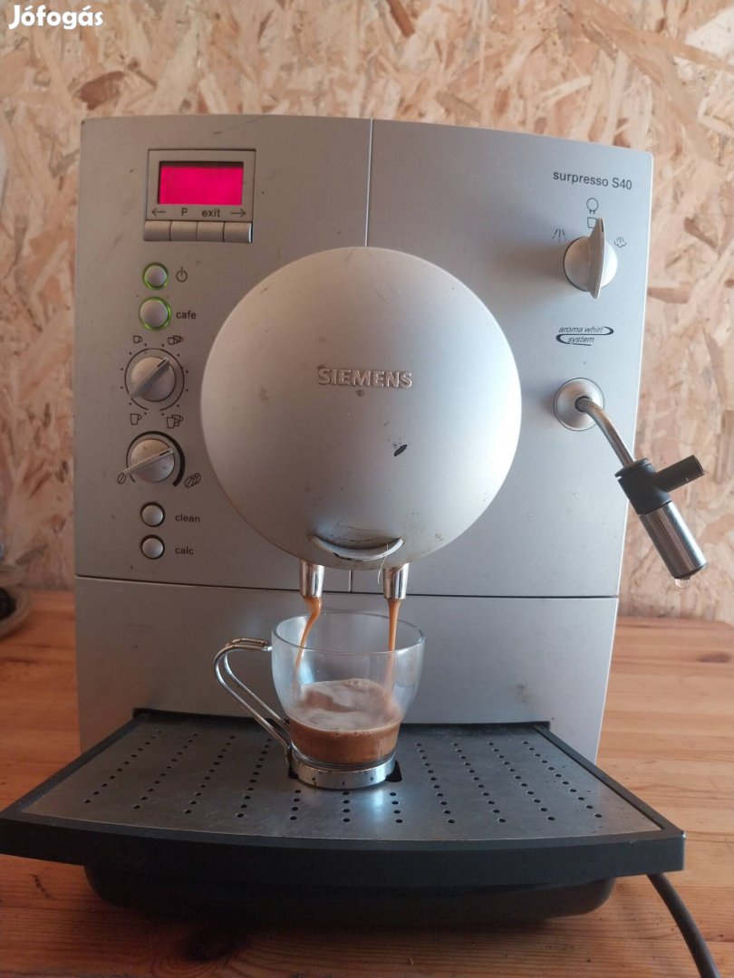 Kávéfőző darálós automata kávé főző siemens surpresso 