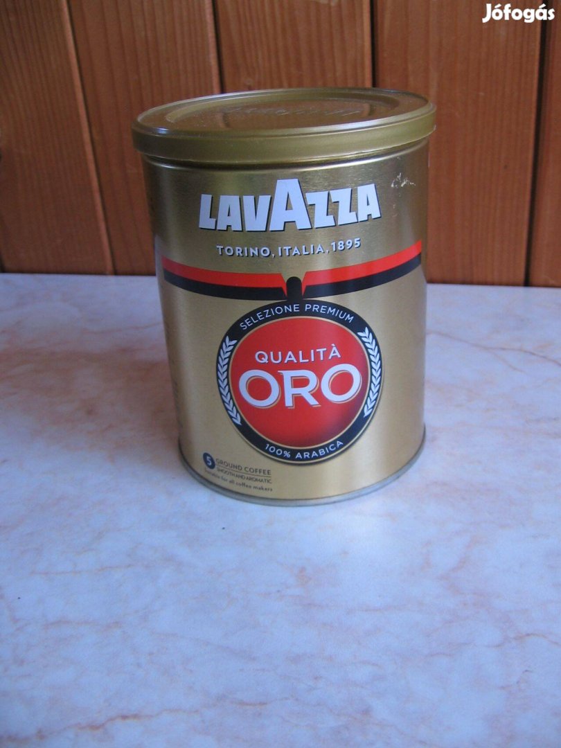 Kávés fémdoboz, Lavazza