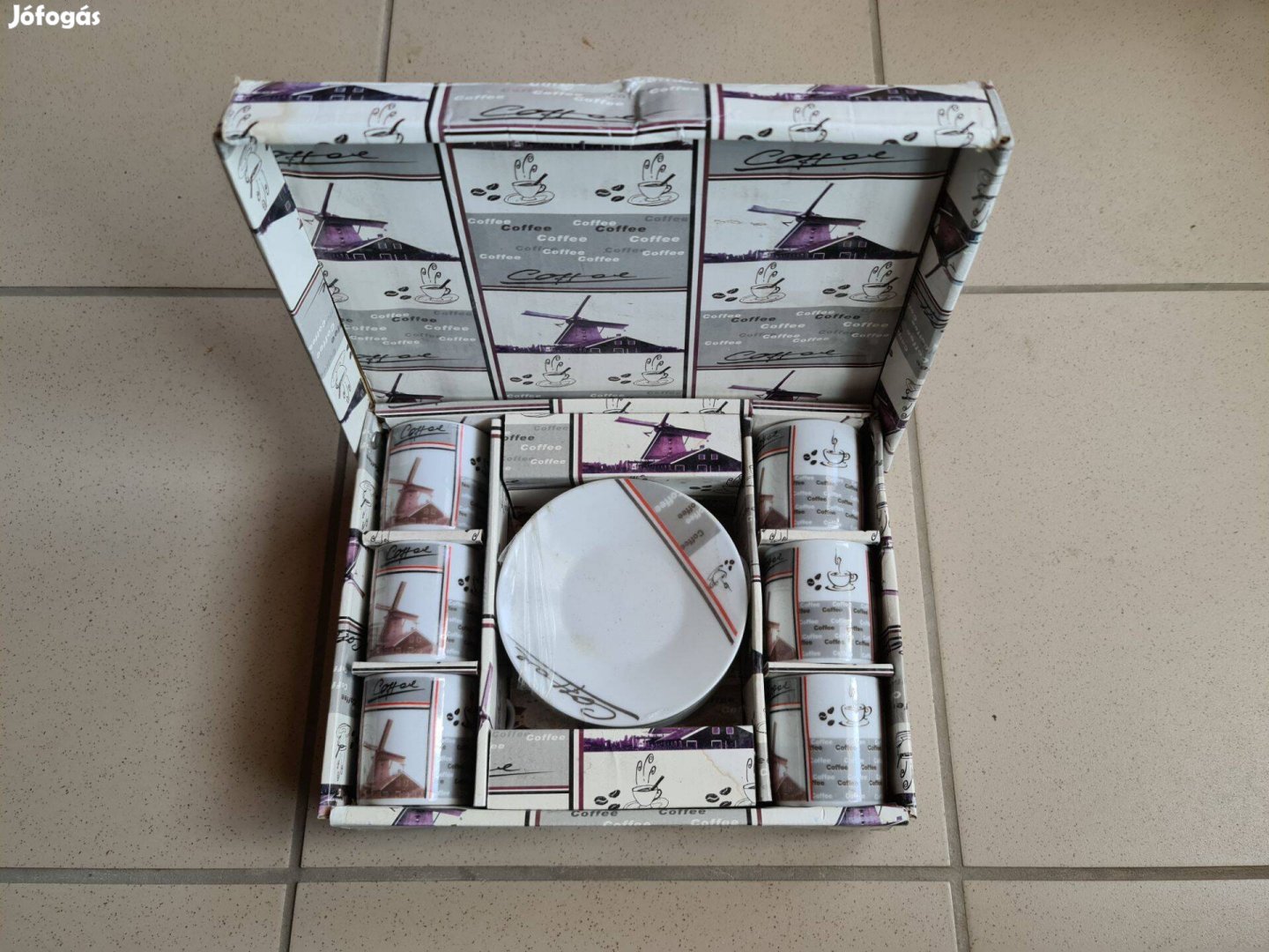 Kávés készlet még nem használtam