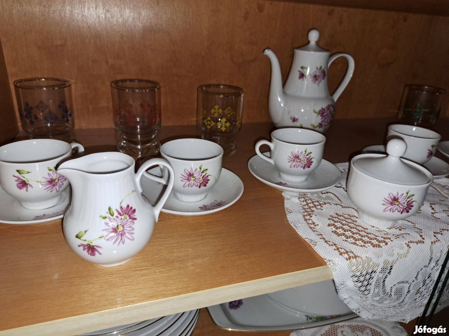 Kávés készlet német porcelán