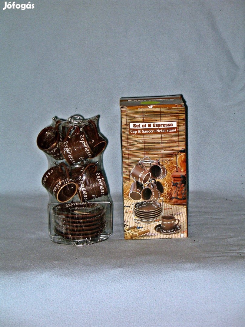 Kávés-pohár készlet Új