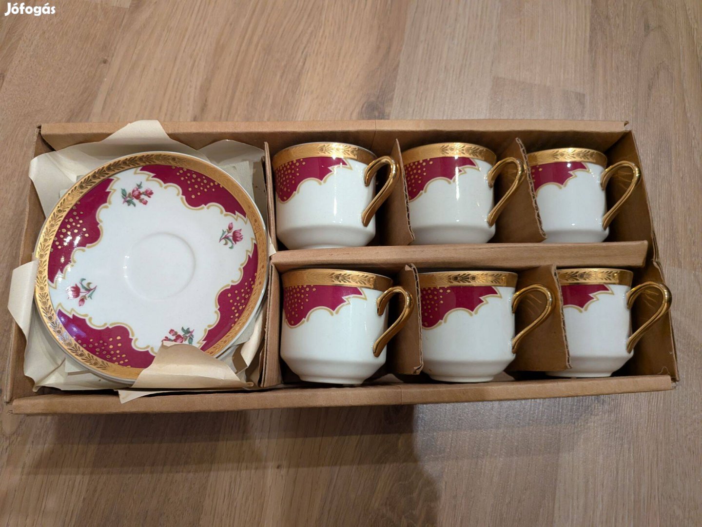 Kávéscsésze készlet 6db, új