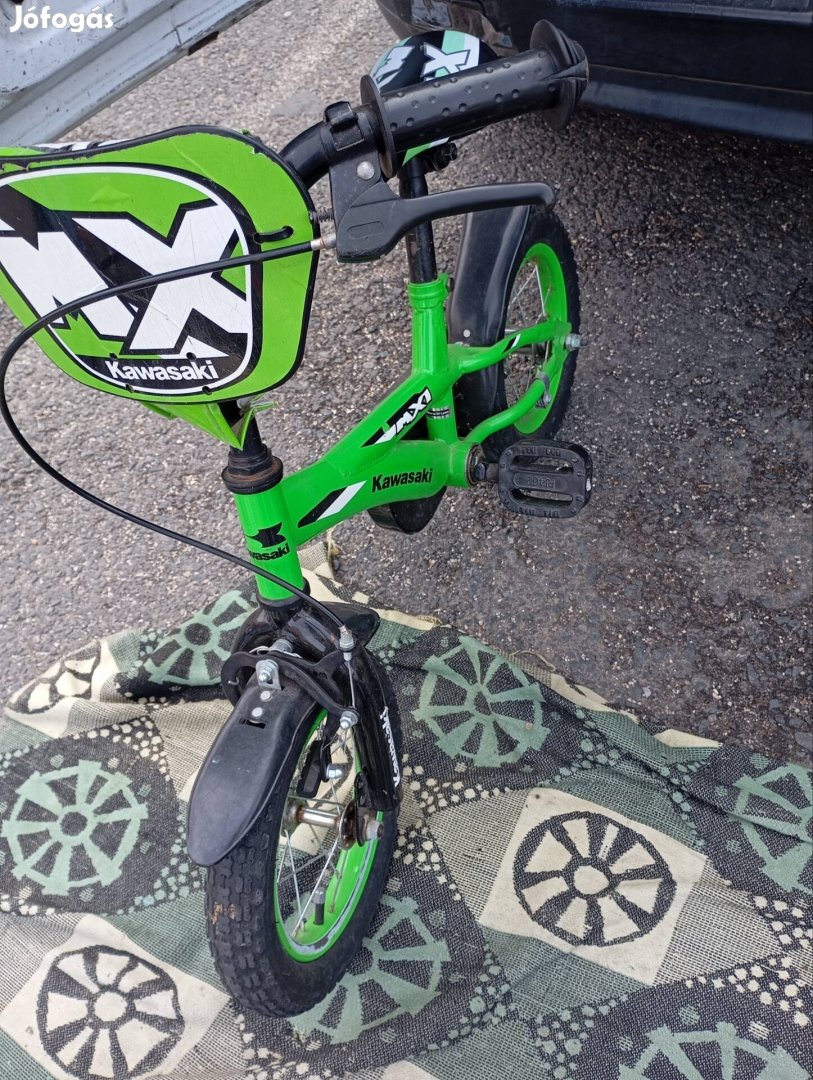 Kawasaki 12 ,gyerek kerékpár újszerű állapotban eladó