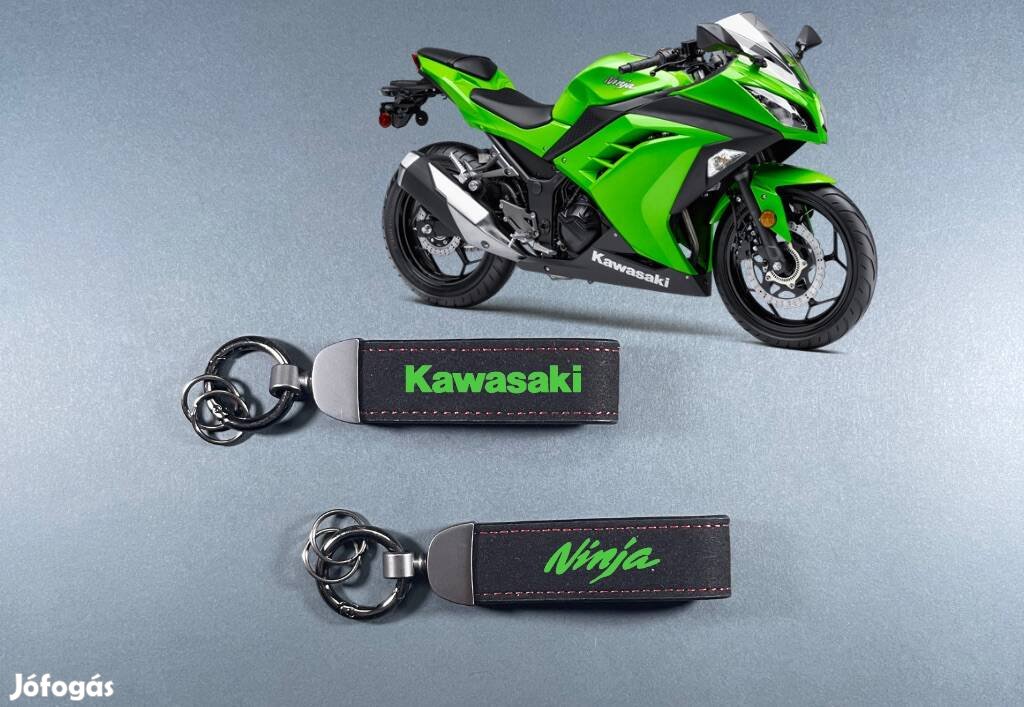 Kawasaki Ninja motoros kulcstartó
