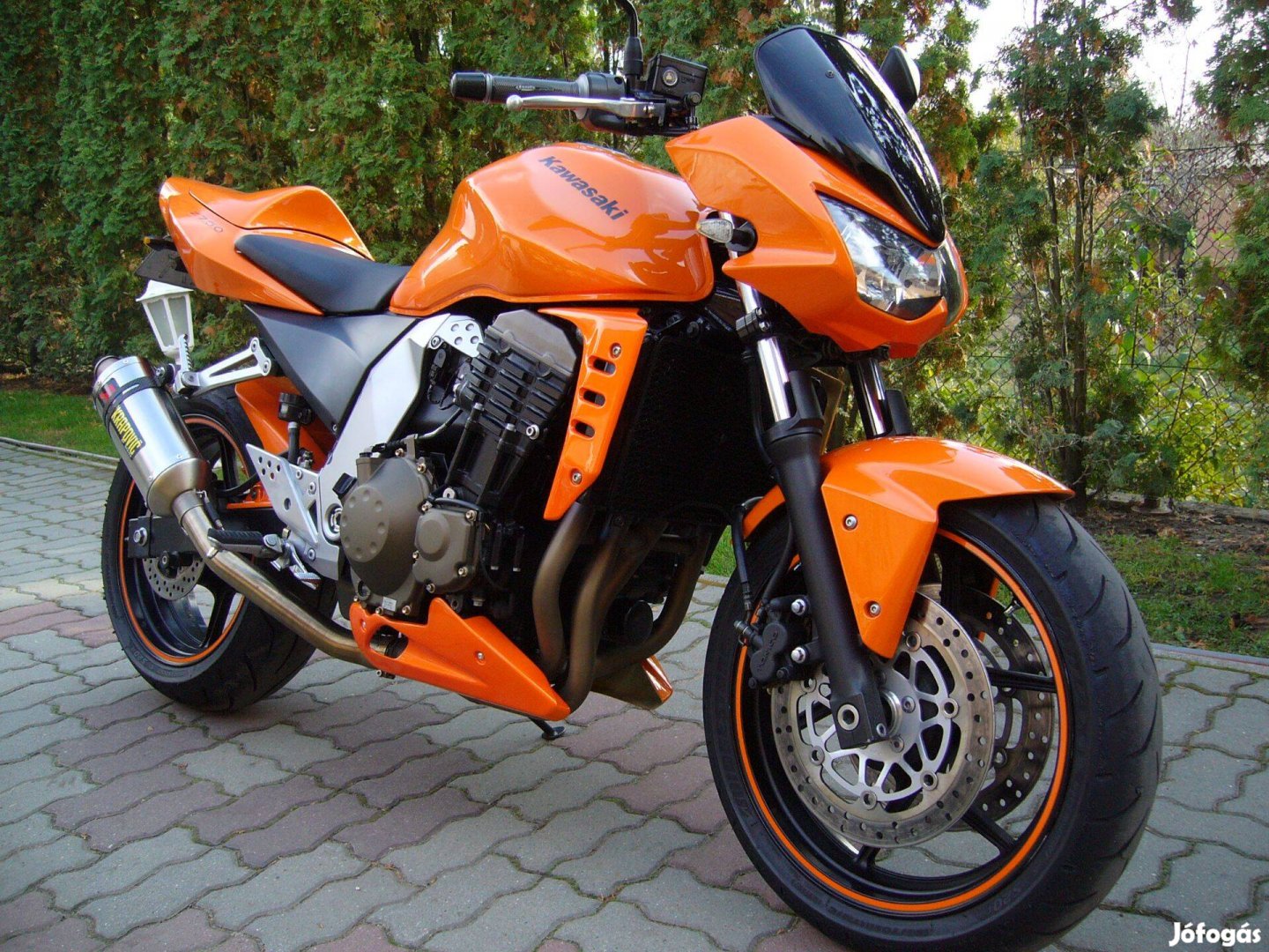 Kawasaki Z750 hasidom hűtőidom