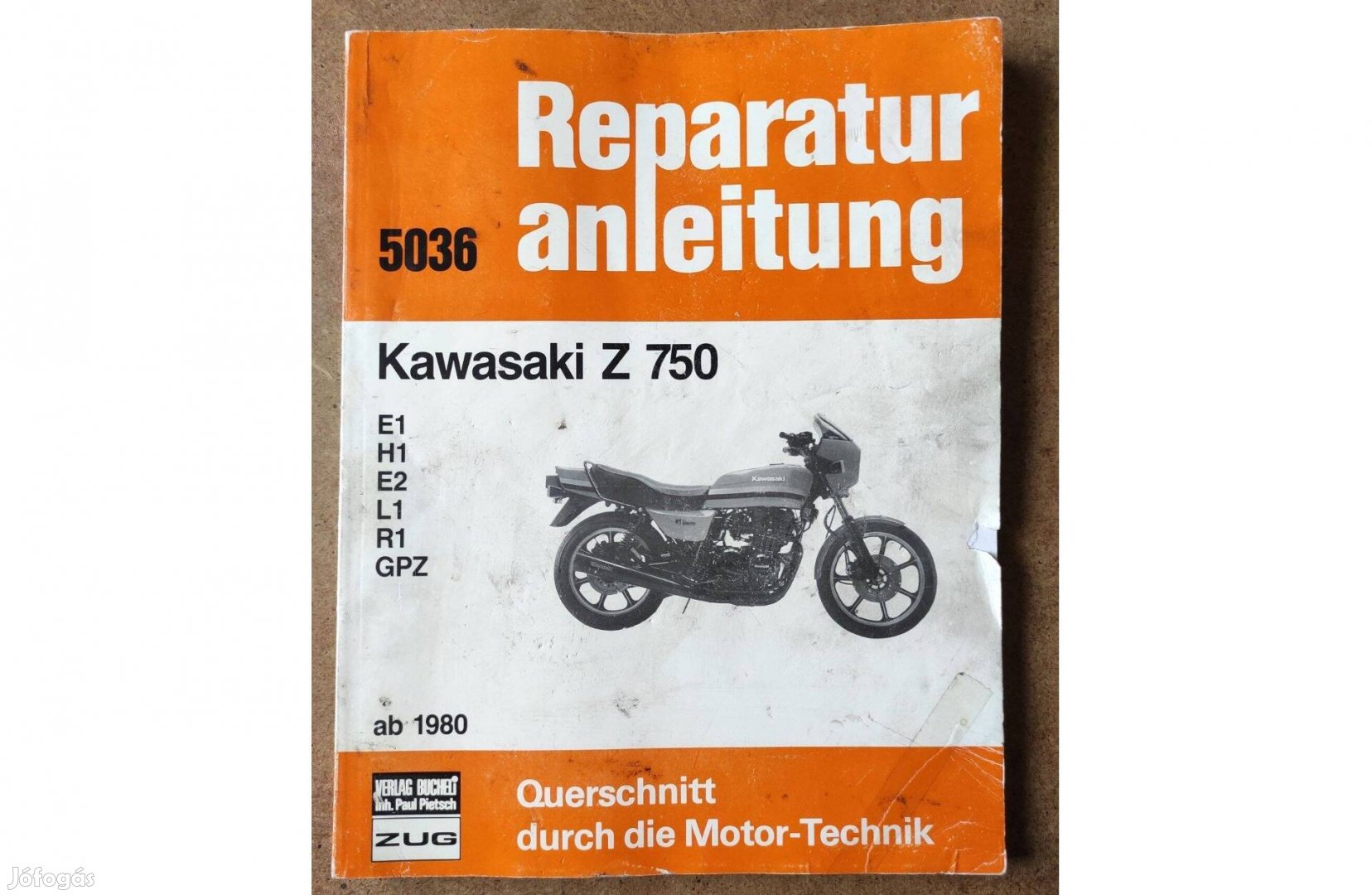 Kawasaki Z 750 javítási könyv