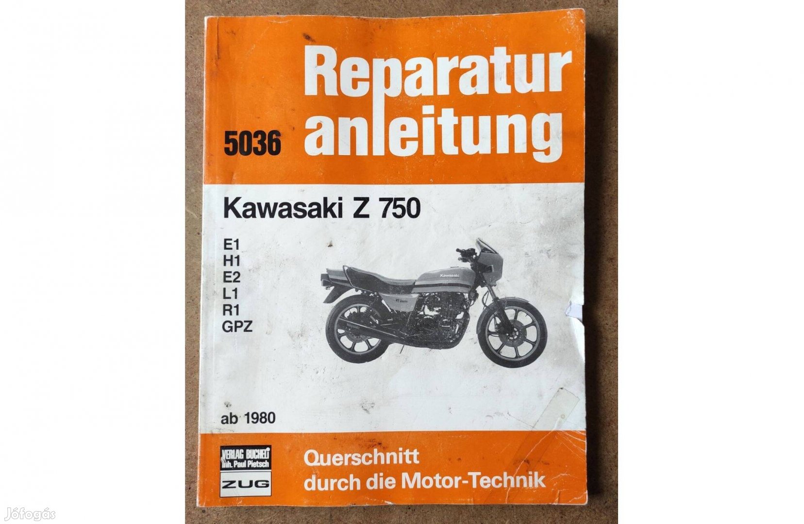 Kawasaki Z 750 javítási könyv