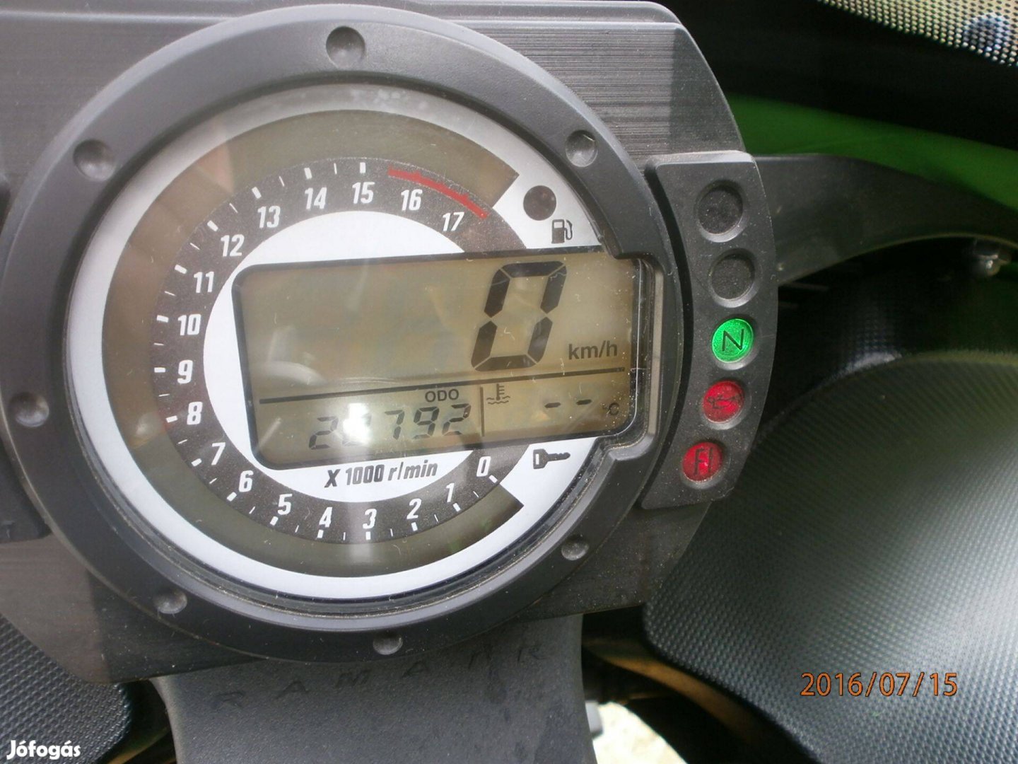 Kawasaki Zx6R(636R)2005-ösról:immobilájzeres gyújtás