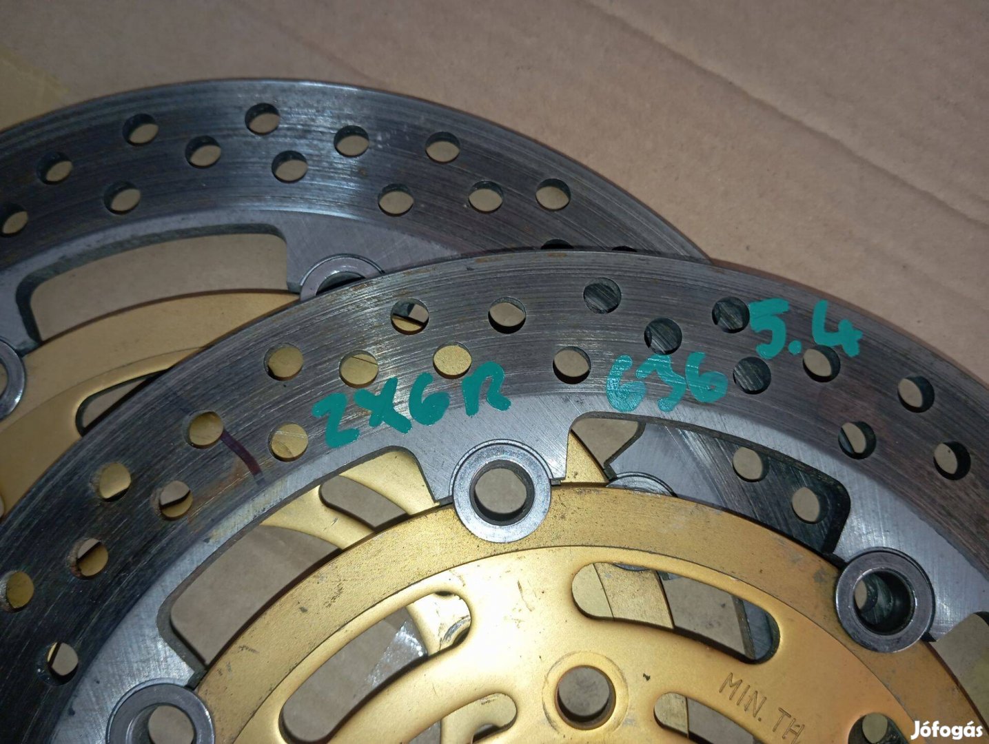 Kawasaki Zx6R 636 alkatrész 03 - 04 első tárcsapár