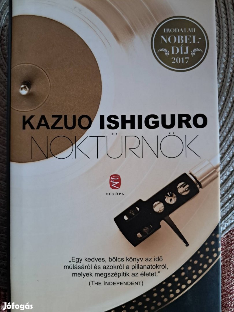 Kazug Ishiguru Noktürnök Irodalmi Nobel Díj 2017.