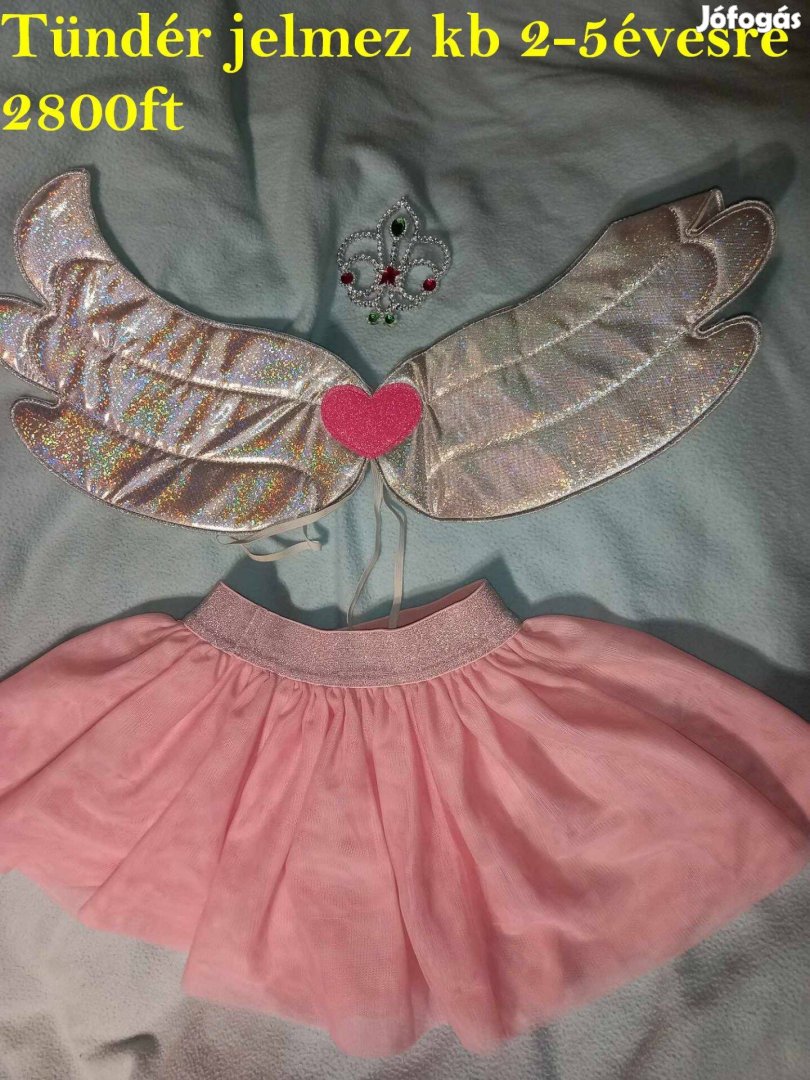 Kb2-5évesre tündér jelmez 2800ft