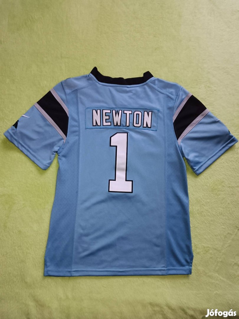 Kb új gyerek S-es Nike Cam Newton Carolina Panthers amerikai foci mez