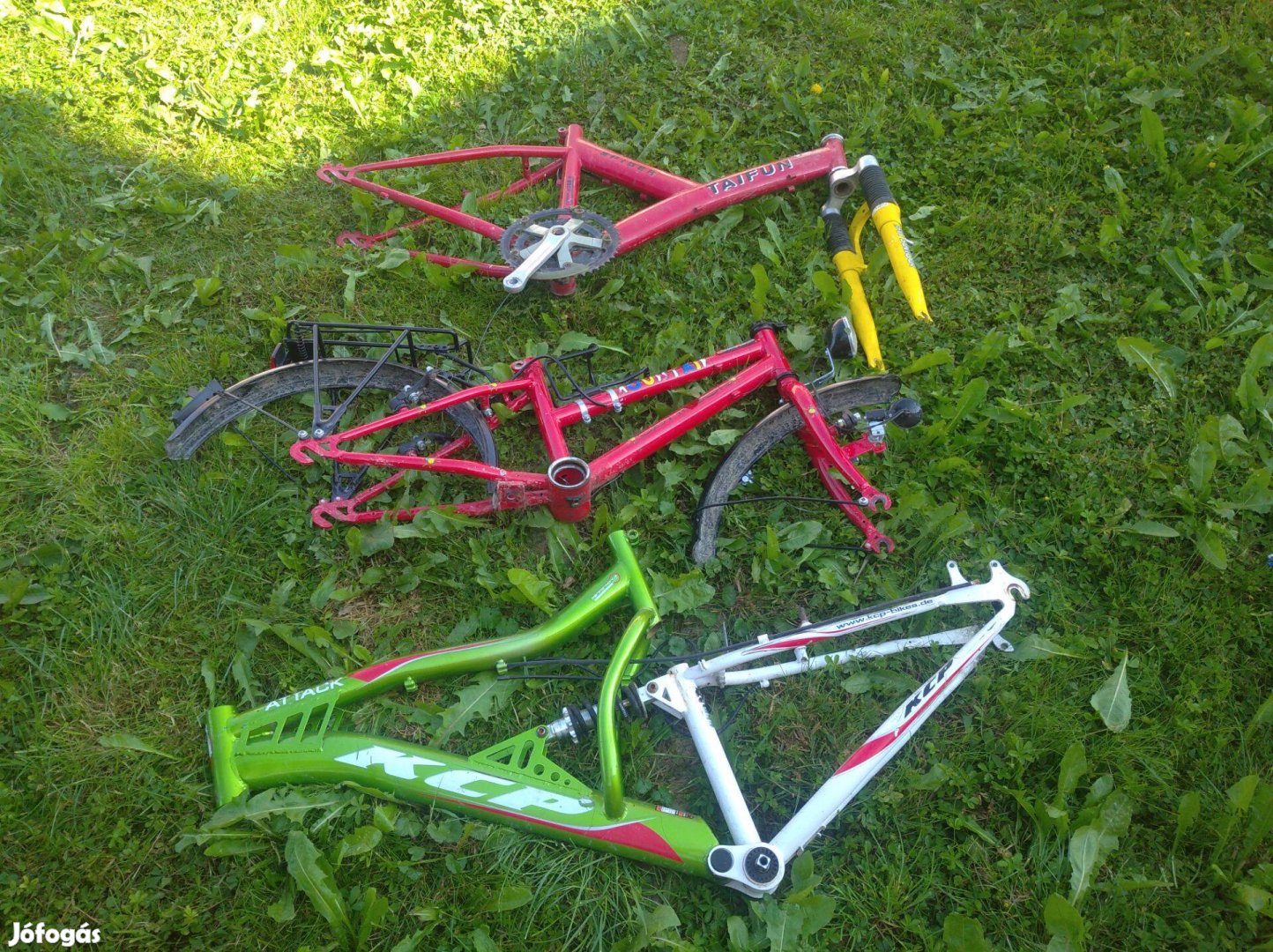 Kcp kerékpárváz és mountain bike vázak