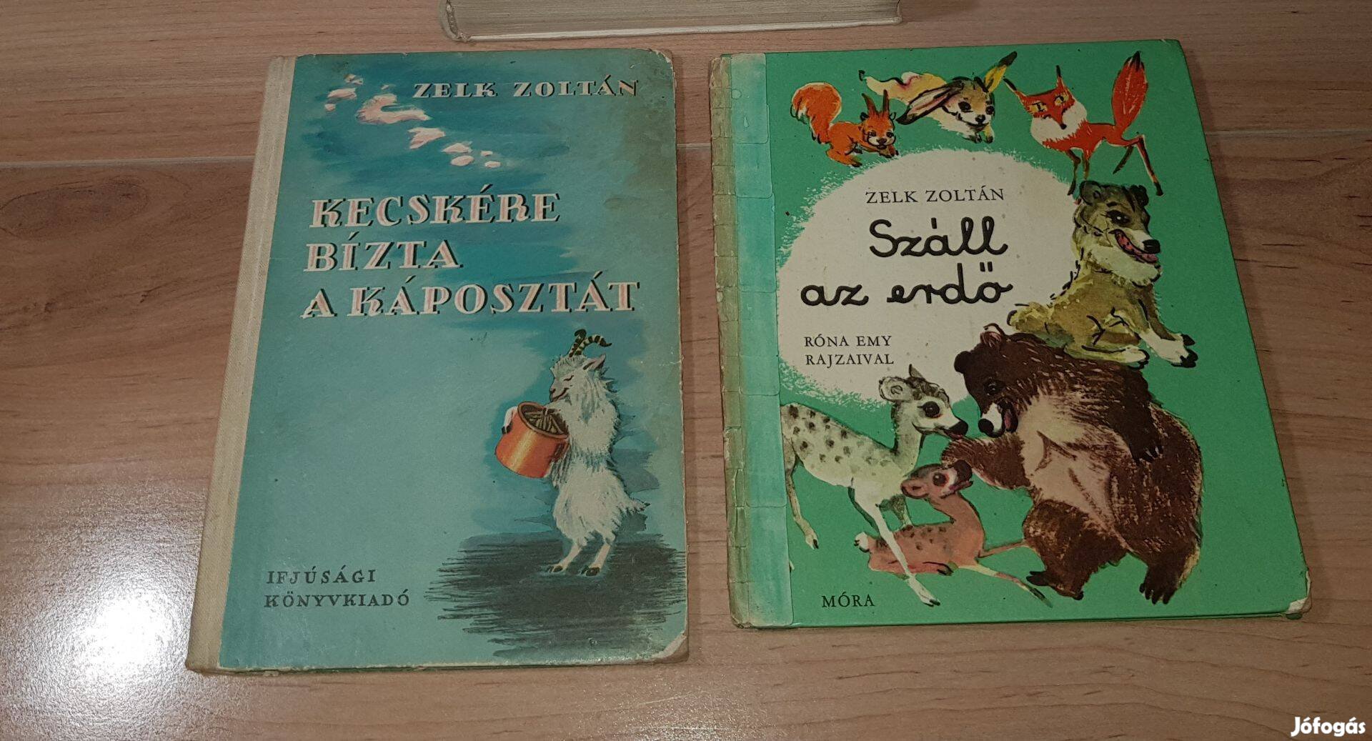 Kecskére bízta a káposztát, Száll az erdő mesekönyv 2 db