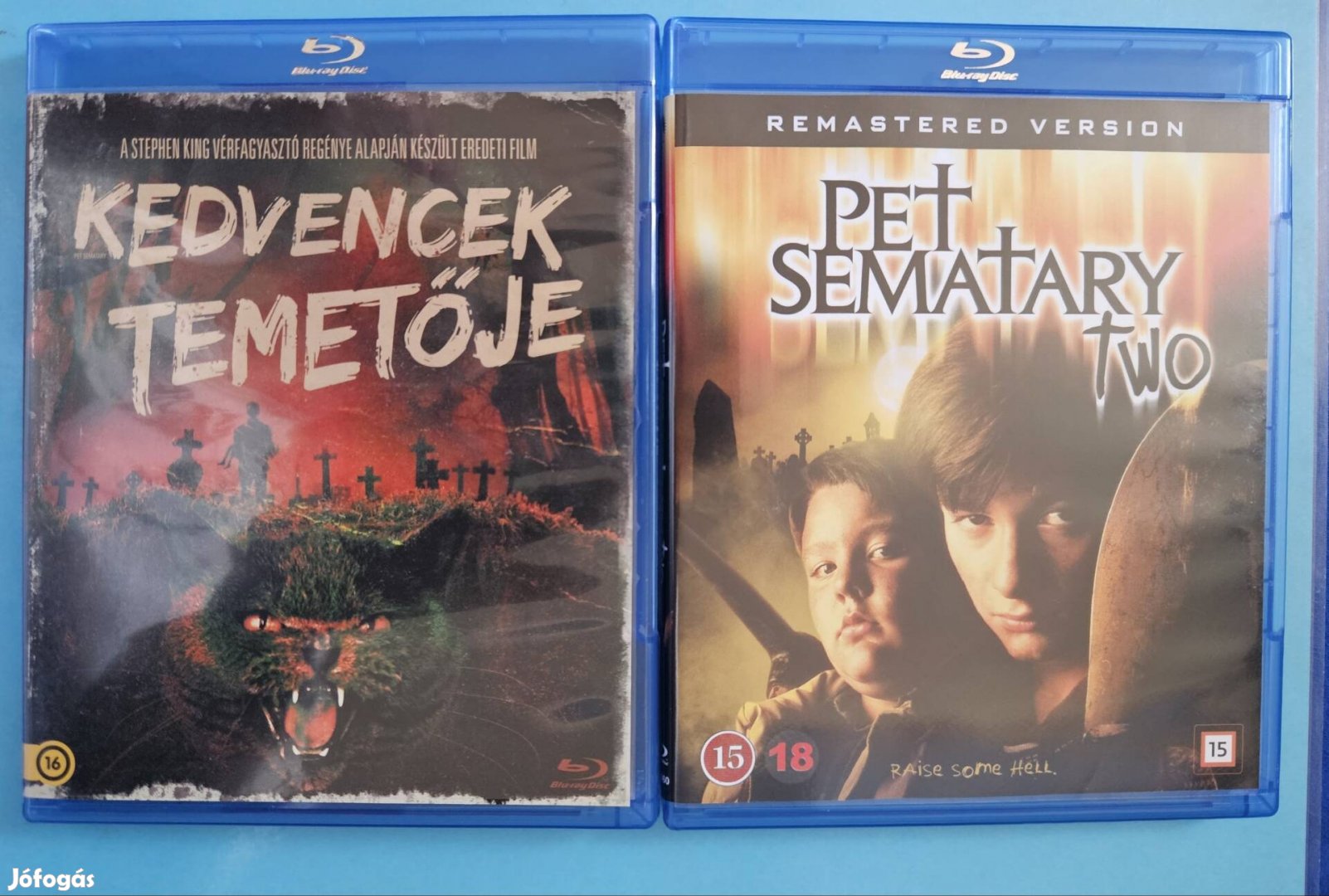 Kedvencek temetője 1,2rész és a remake (fémdoboz) blu-ray