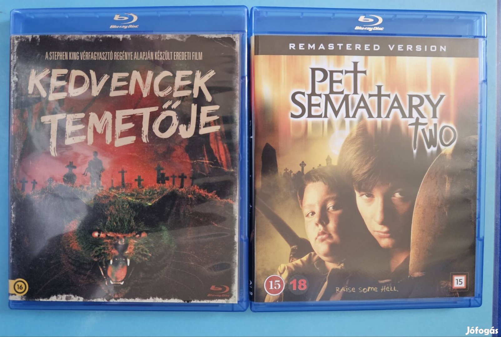 Kedvencek temetője 1,2rész és a remake (fémdoboz) blu-ray