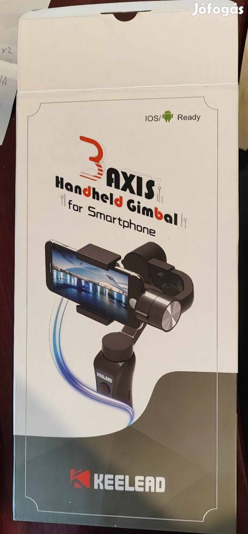 Keelead 3D stabilizátor gimbal Apple és Android telefonokhoz - vadi új