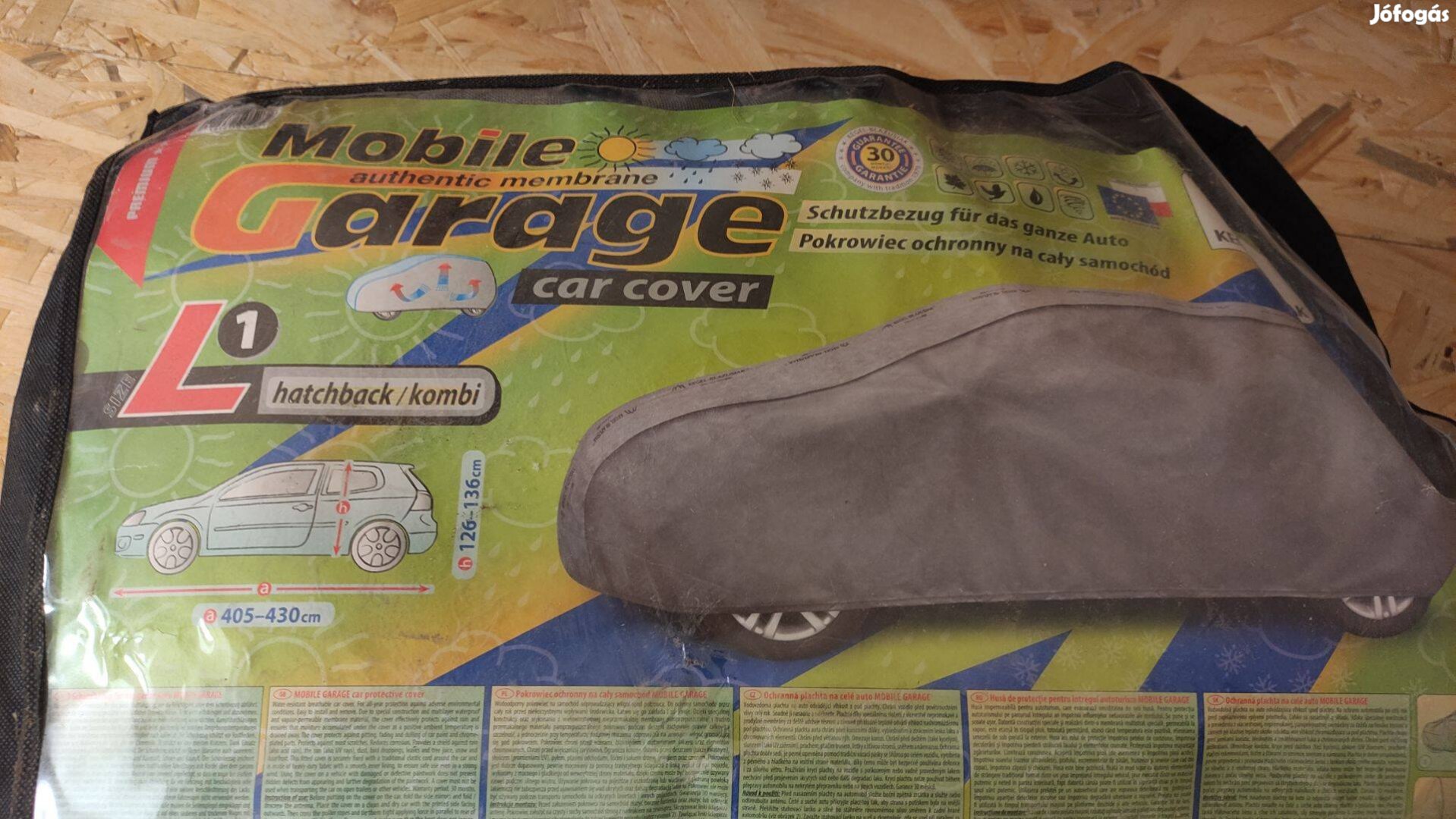 Kegel Golf 5 autó ponyva eső és Uv álló
