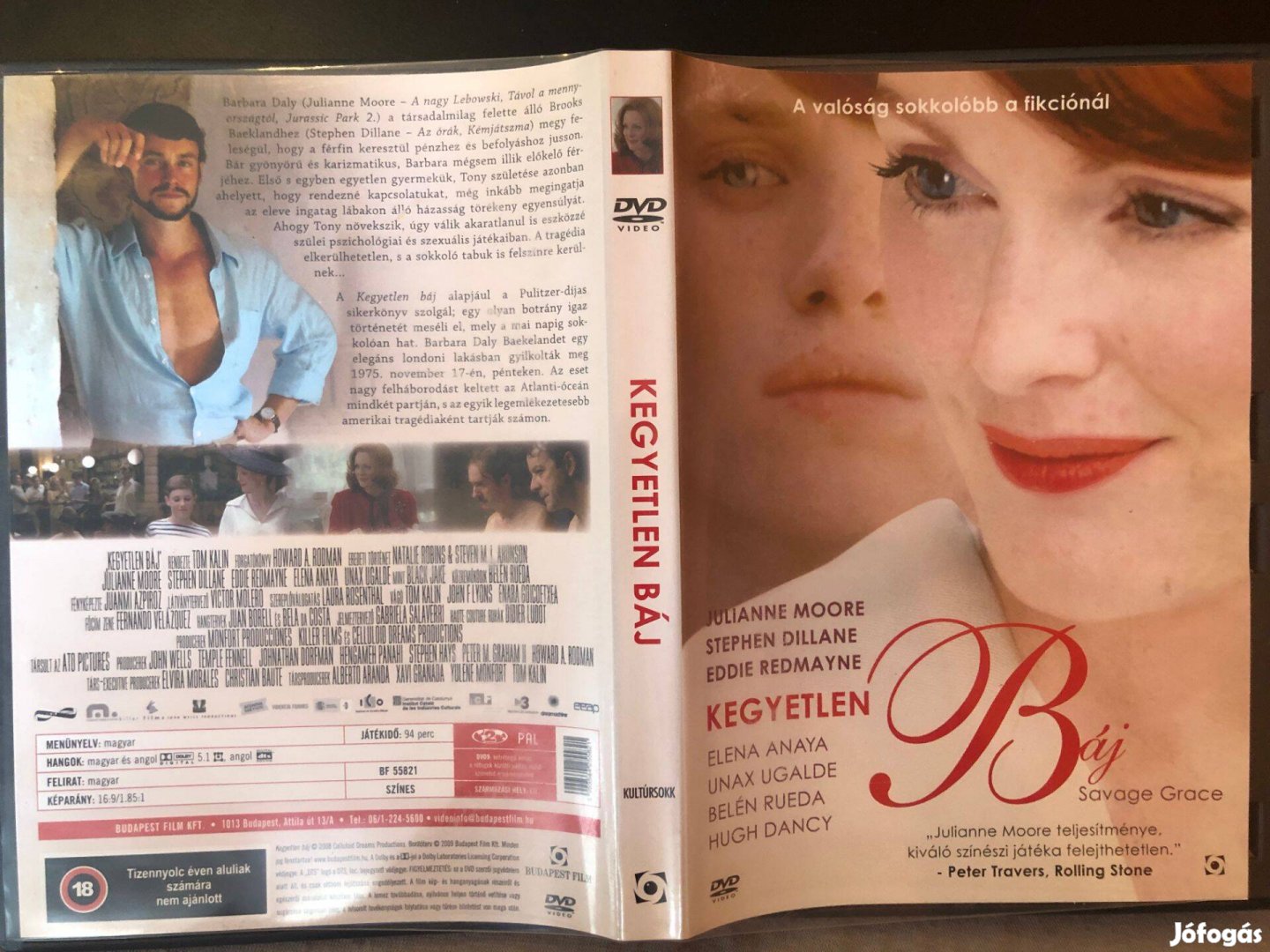 Kegyetlen báj (ritkaság, karcmentes, Julianne Moore) DVD