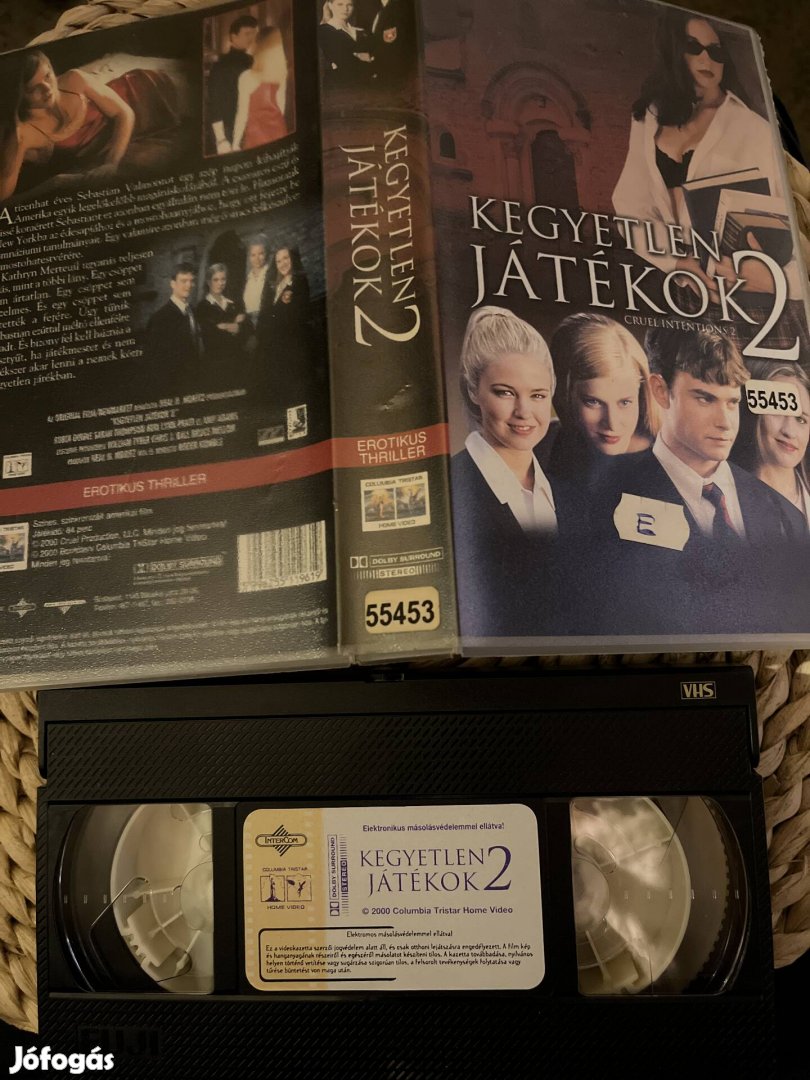 Kegyetlen játékok 2  vhs