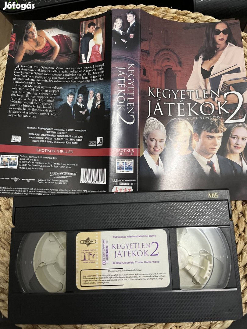 Kegyetlen játékok 2 vhs