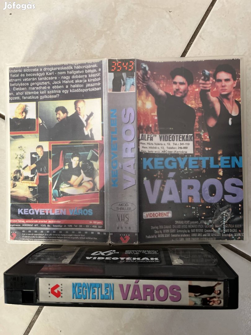 Kegyetlen város vhs m