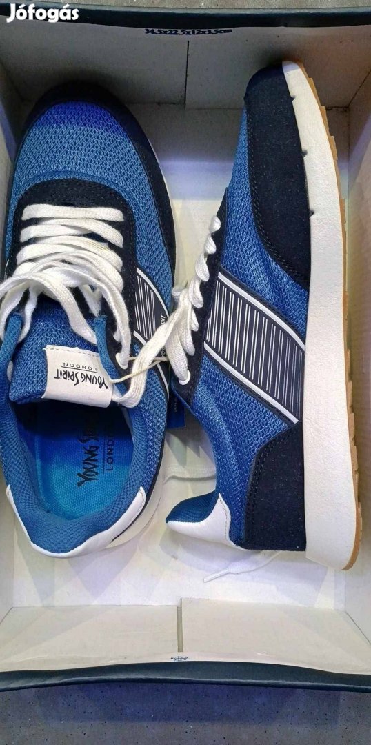 Kék Young Spirit férfi cipő 41-es vadonatúj eladó